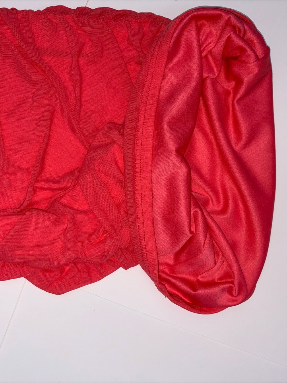Stretchy Halter Ruched Pink Mini Dress - Picture 4 of 6